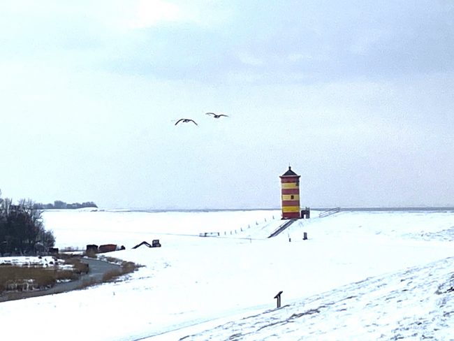 Pilsumer Turm im Februar 2025